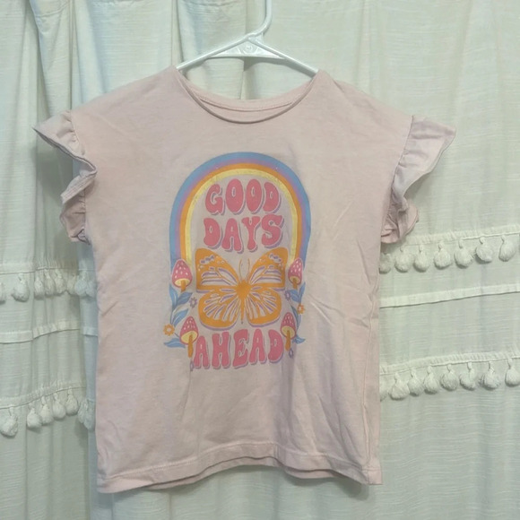 Members mark pink rainbow t shirt size 8 - Picture 1 of 4